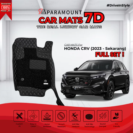 Karpet Mobil Honda CRV / Paramount CAR MATS Honda CRV 2023 – Sekarang